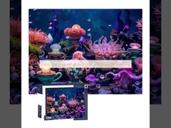 রঙিন বাক্স প্যাকেজিং জন্য পাজল 50 * 70 সেমি মাত্রা