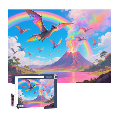 ভালো দাম শিক্ষামূলক খেলার জন্য ১০০০-টুকরোর কাস্টম প্রিন্টেড জিগস পাজল অনলাইন