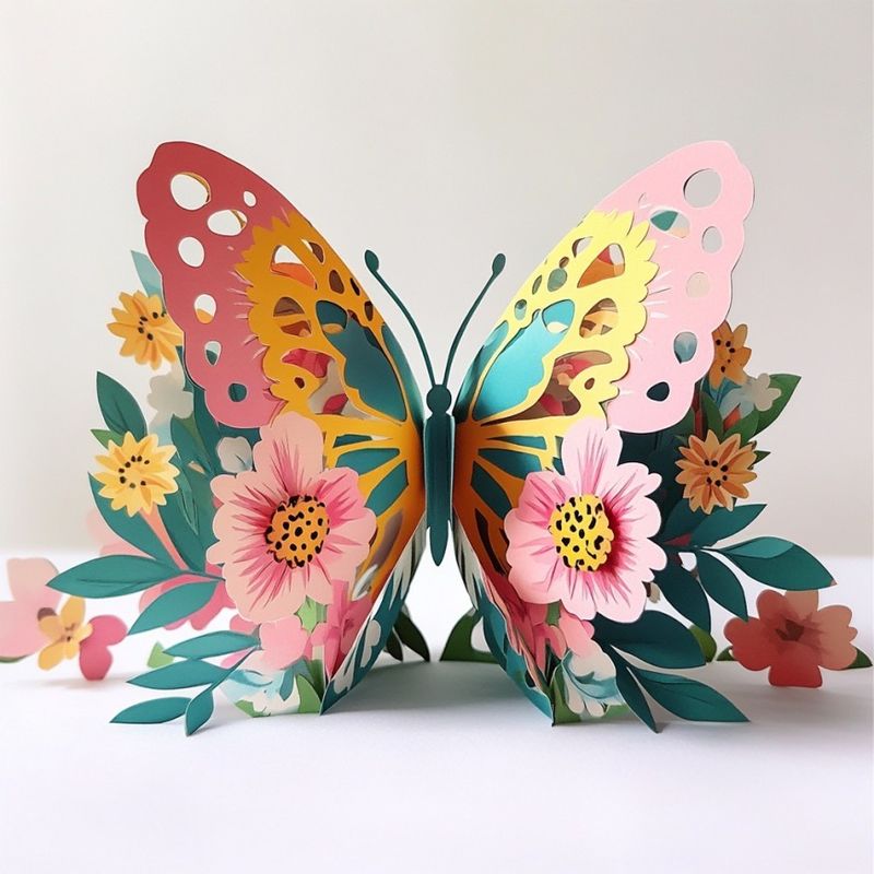 3D Birthday Cake Shaped Exquisite Various Designs for Modern Creative Greeting Cards Creative and Modern