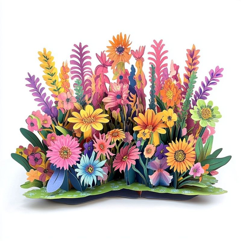 3D Birthday Cake Shaped Exquisite Various Designs for Modern Creative Greeting Cards Creative and Modern